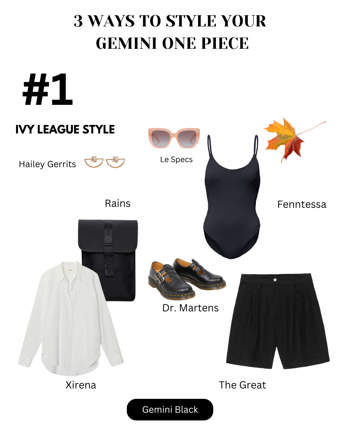 3 WAYS TO STYLE A GEMINI ONE PIECE